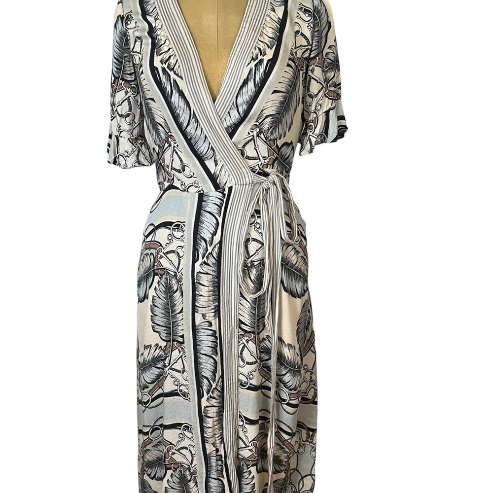 Hale Bob Los Angeles Midi Wrap Dress